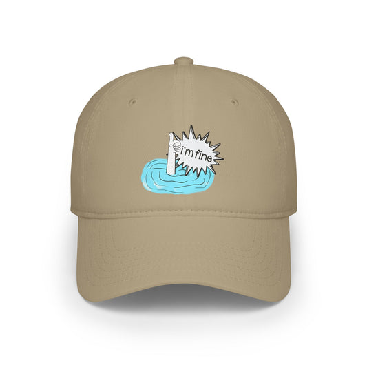 'I'm Fine' Drowning Graphic Hat