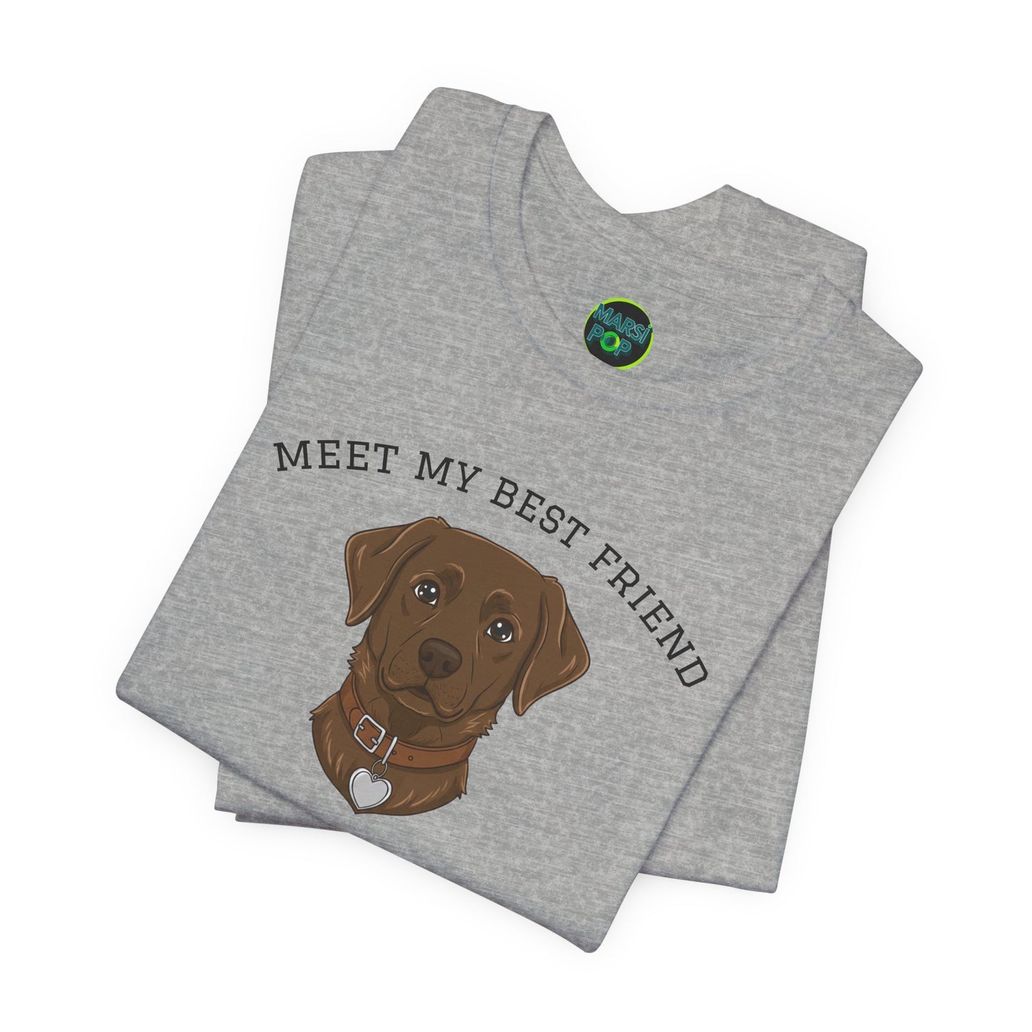 Chocolate Labrador Personalized Dog T-Shirt