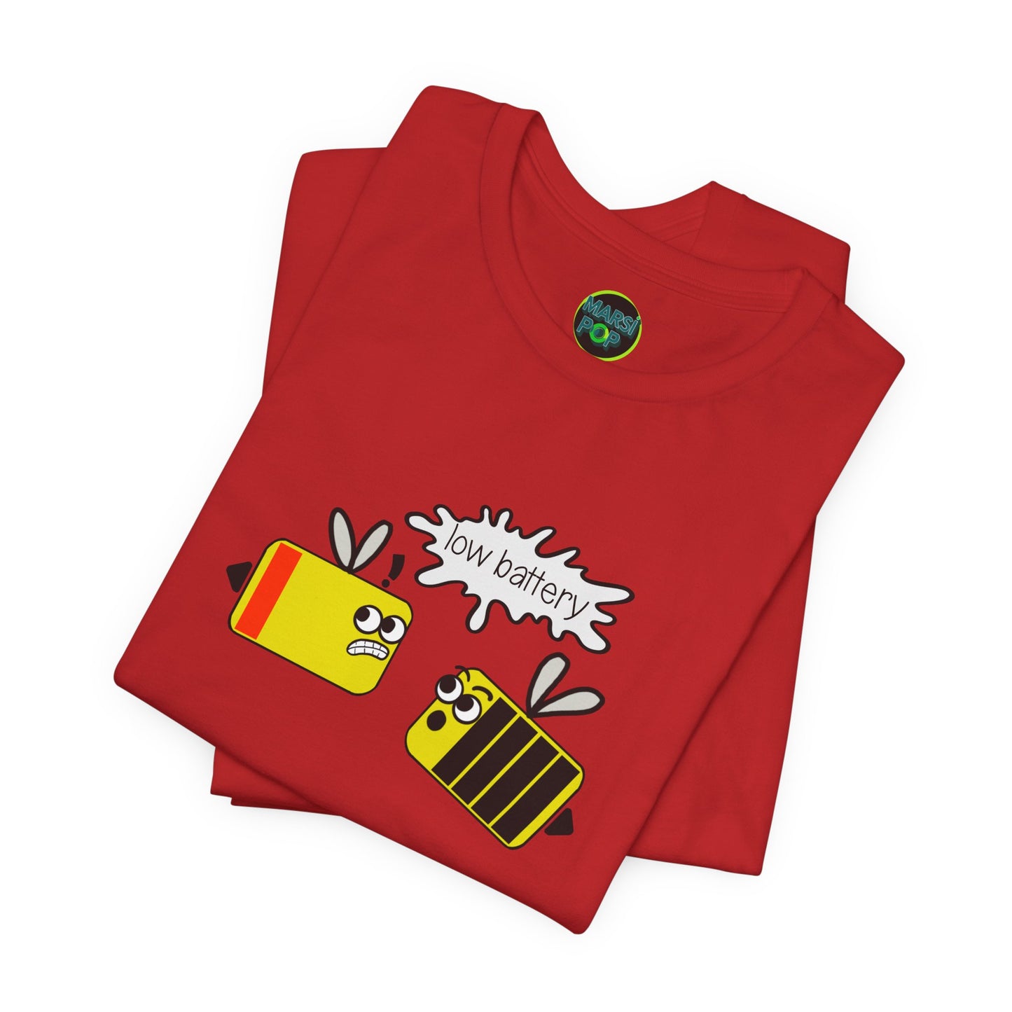 Low Battery Cute Bee T-Shirt