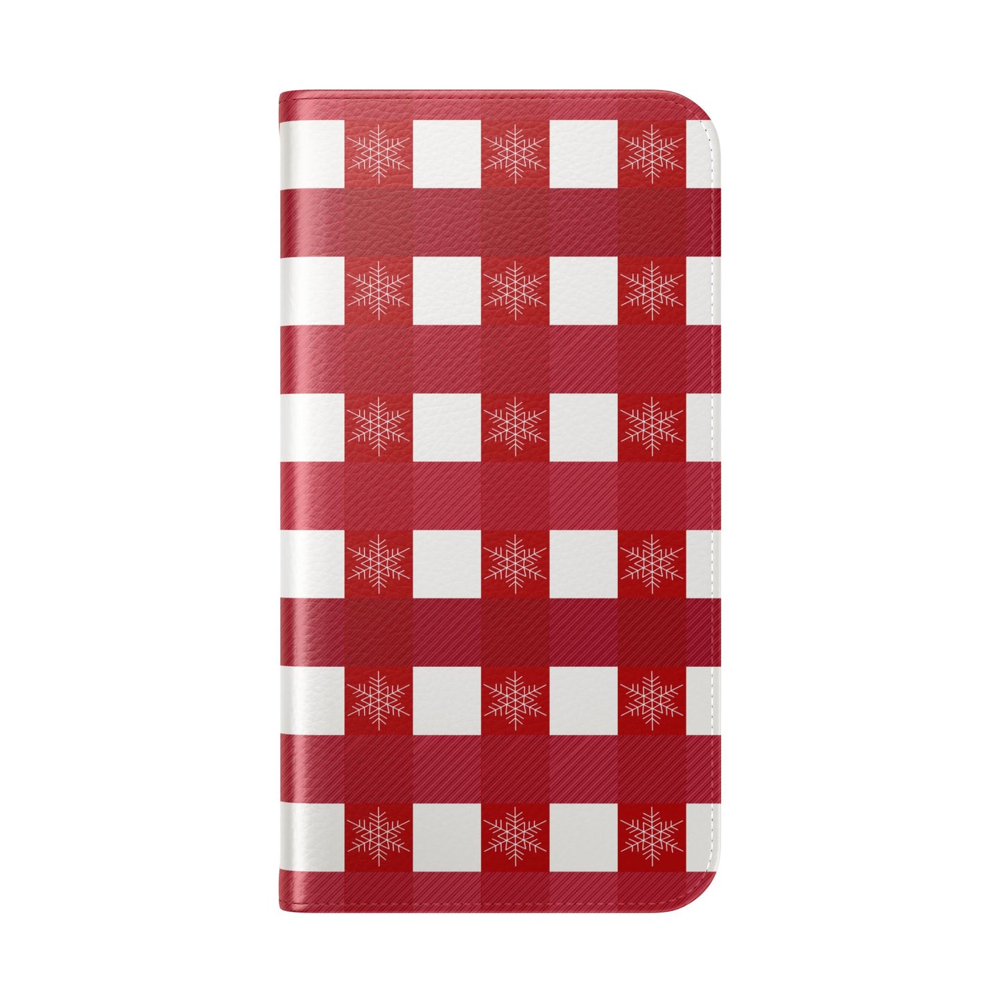 Red Buffalo Plaid Holiday Wallet Phone Case