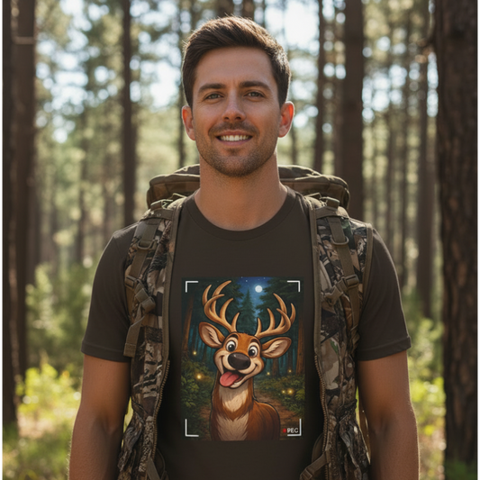 Oh, Deer! Trail Cam Graphic Tee