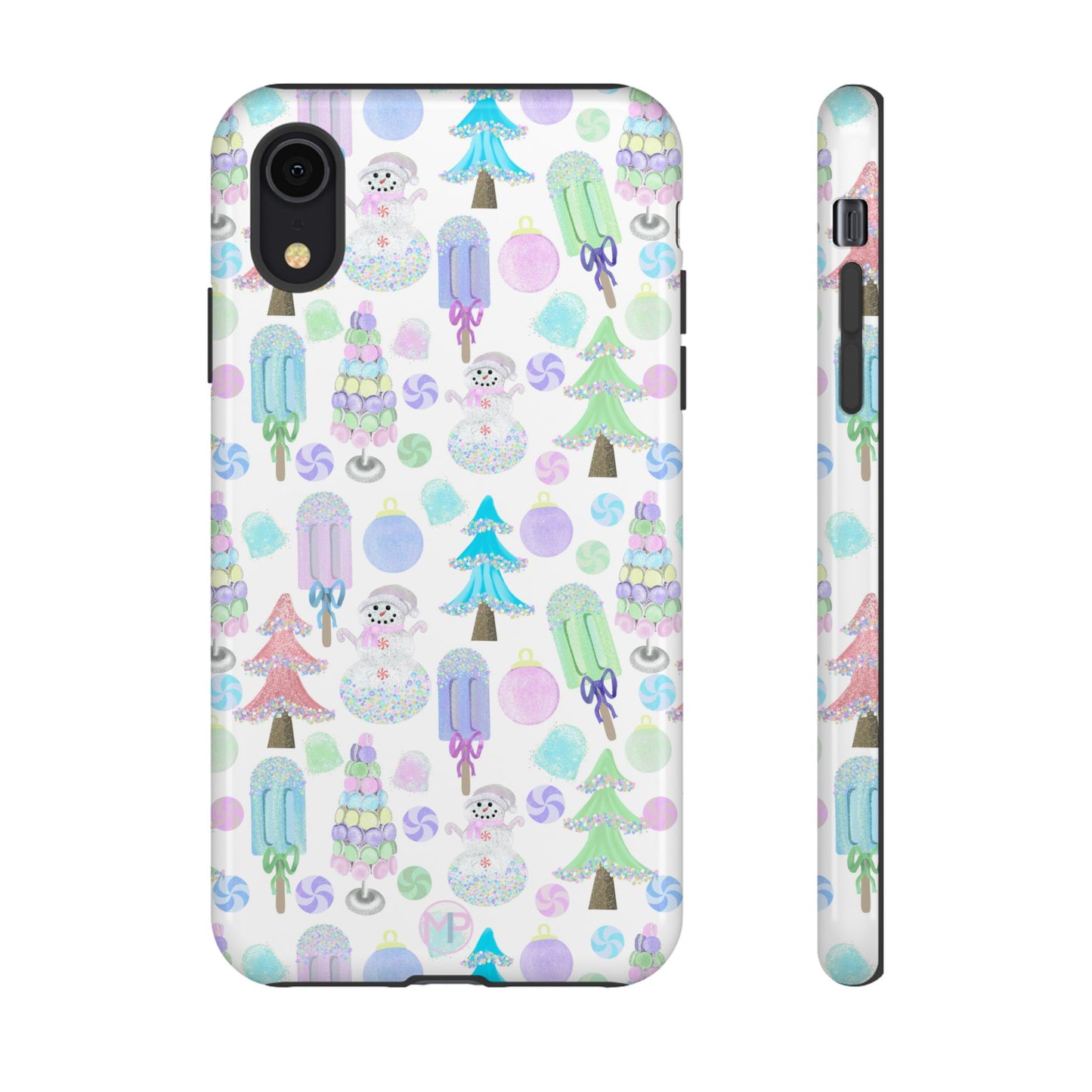 Cute Winter Phone Case, Festive Holiday Design, Tough Phone Cover, Winter Wonderland Case, Christmas Gift for Friends