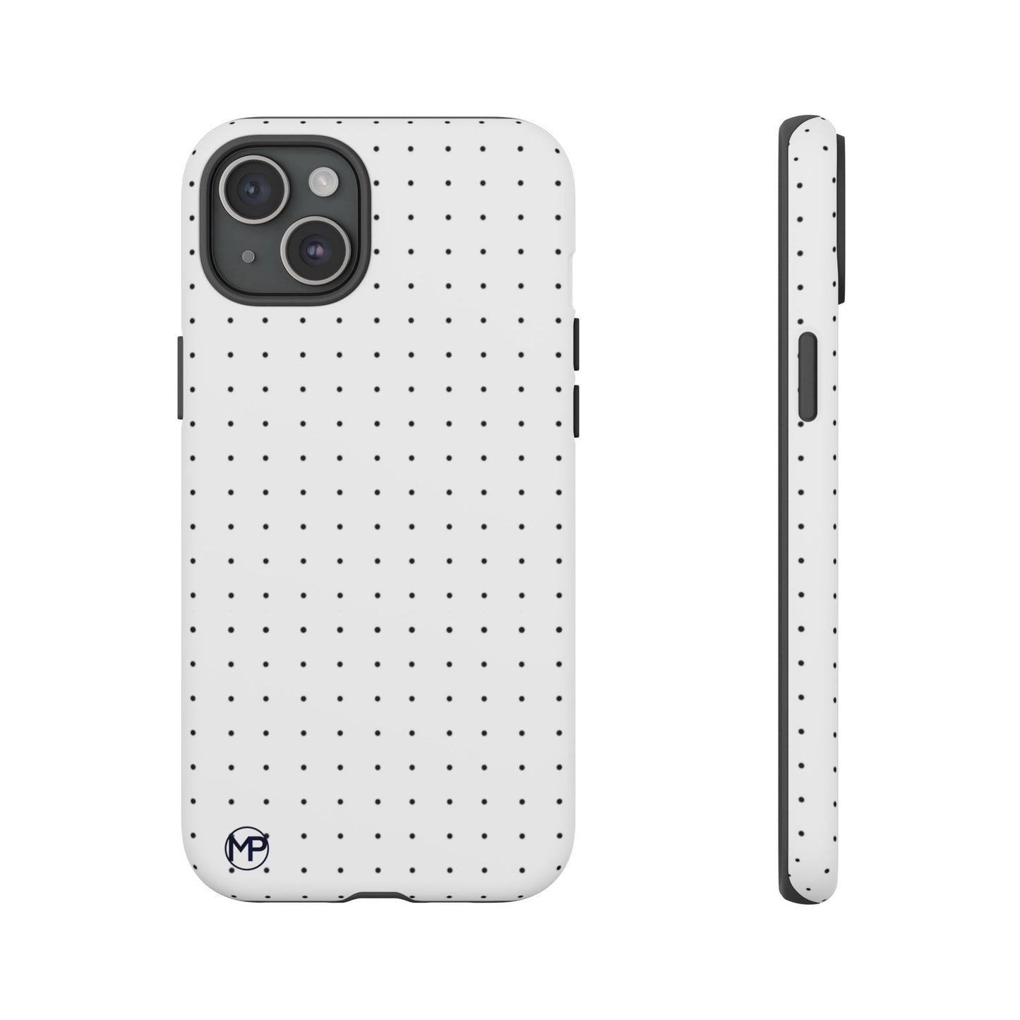 White Mini Polka-Dot Dot Tough Phone Case