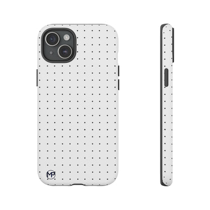 White Mini Polka-Dot Dot Tough Phone Case