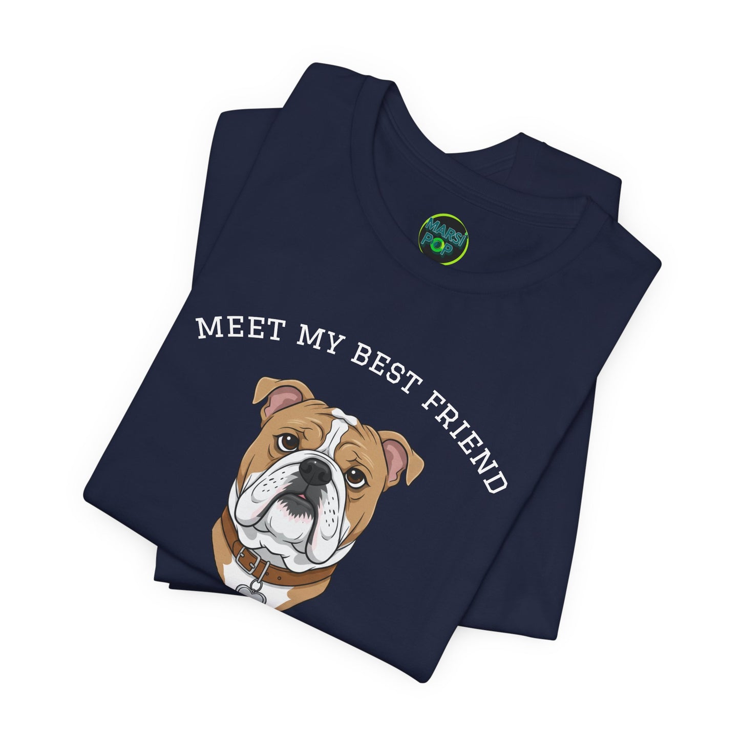 Bulldog Personalized Dog T-Shirt