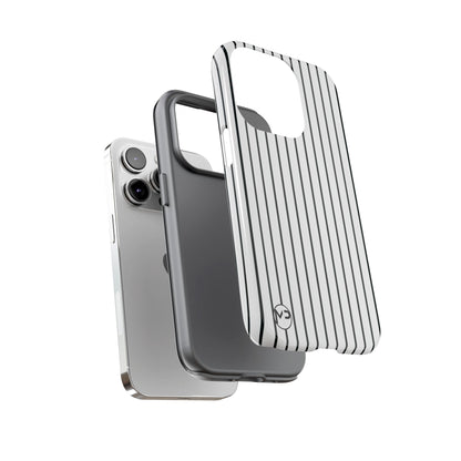 Striped Tough Phone Case — Slim Protective iPhone Cover