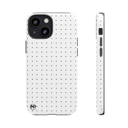 White Mini Polka-Dot Dot Tough Phone Case
