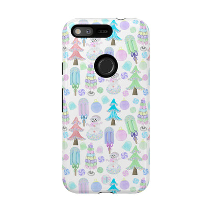 Cute Winter Phone Case, Festive Holiday Design, Tough Phone Cover, Winter Wonderland Case, Christmas Gift for Friends