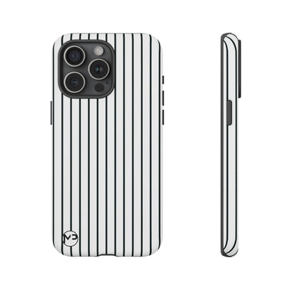 Striped Tough Phone Case — Slim Protective iPhone Cover