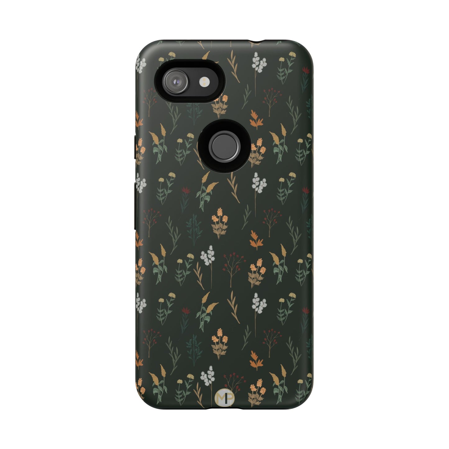 Pressed Floral Tough Phone Case - Durable Design for Nature Lovers
