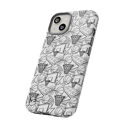 Basketball Doodle Tough Phone Case