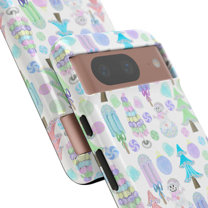 Cute Winter Phone Case, Festive Holiday Design, Tough Phone Cover, Winter Wonderland Case, Christmas Gift for Friends