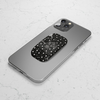 Phone Grip — "Cuddle Weather" Snowflake Click-On Stand