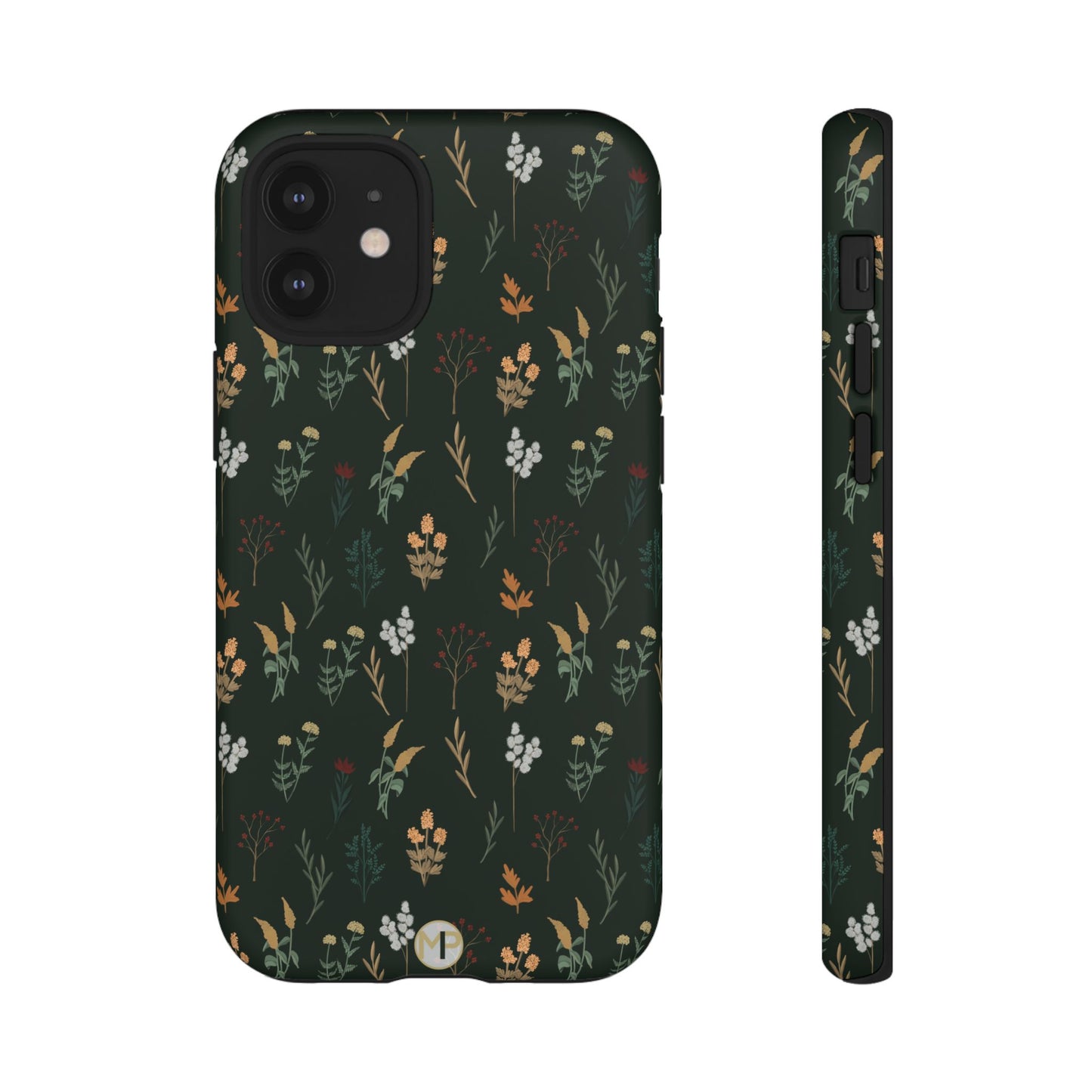 Pressed Floral Tough Phone Case - Durable Design for Nature Lovers