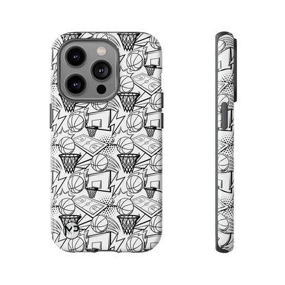 Basketball Doodle Tough Phone Case