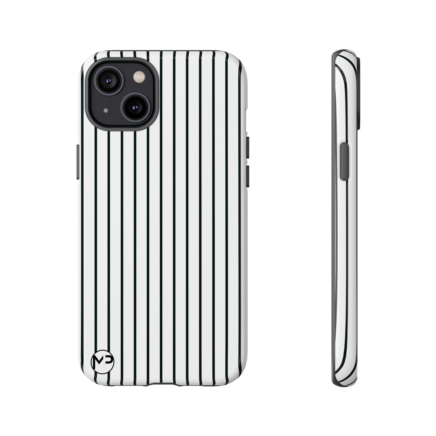Striped Tough Phone Case — Slim Protective iPhone Cover