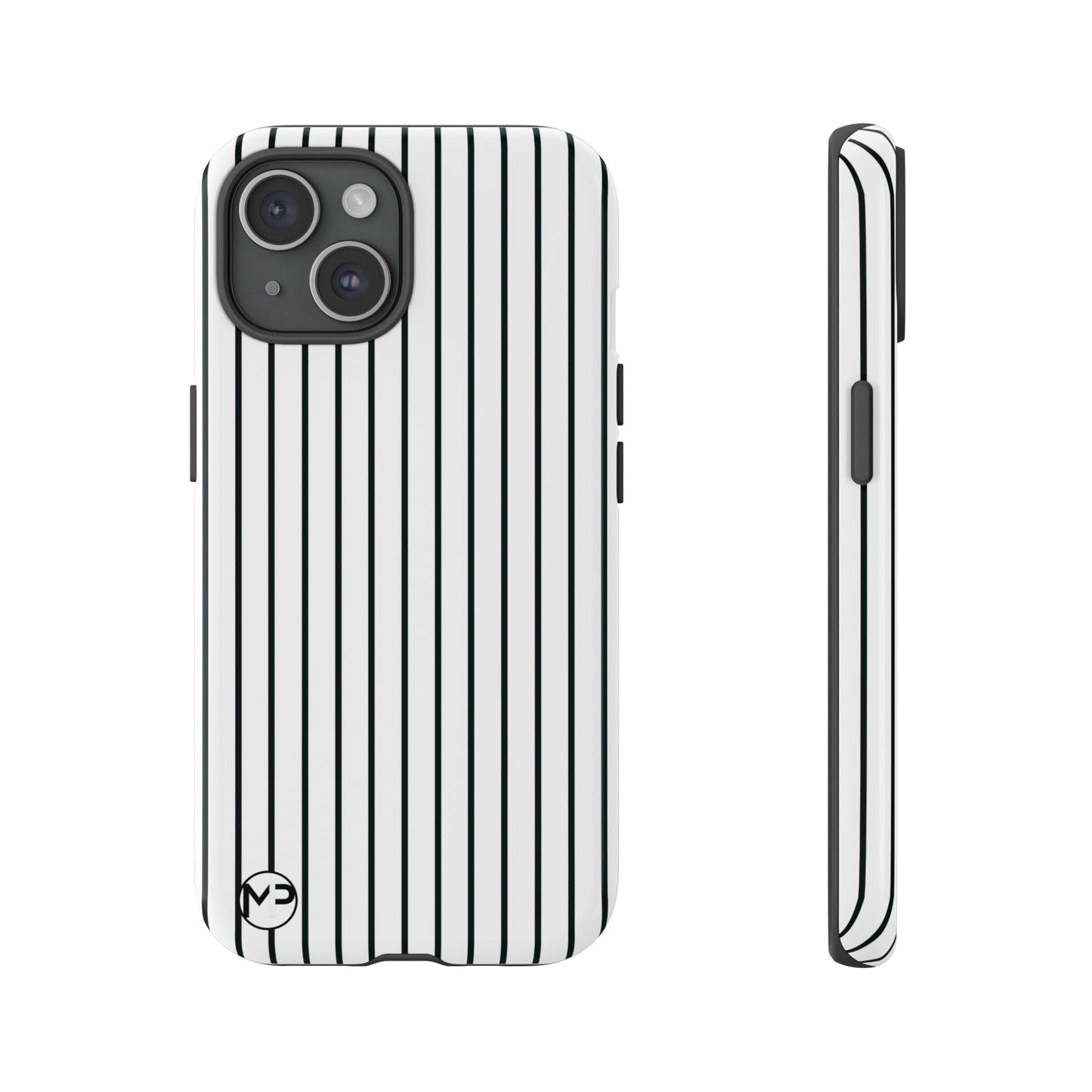 Striped Tough Phone Case — Slim Protective iPhone Cover