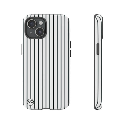 Striped Tough Phone Case — Slim Protective iPhone Cover