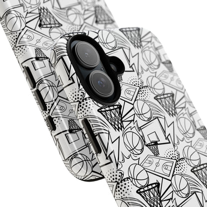 Basketball Doodle Tough Phone Case
