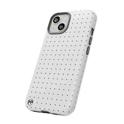White Mini Polka-Dot Dot Tough Phone Case