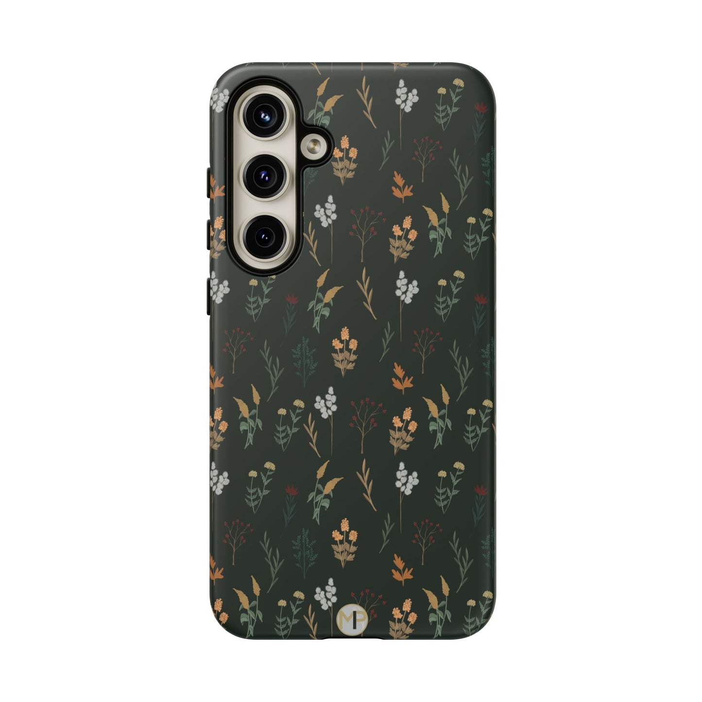 Pressed Floral Tough Phone Case - Durable Design for Nature Lovers