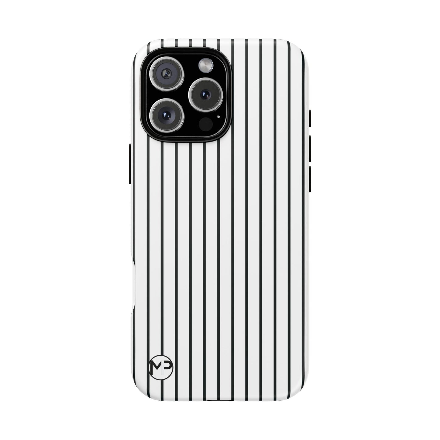 Striped Tough Phone Case — Slim Protective iPhone Cover