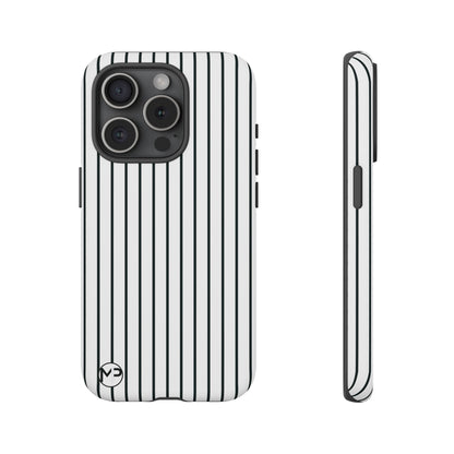 Striped Tough Phone Case — Slim Protective iPhone Cover