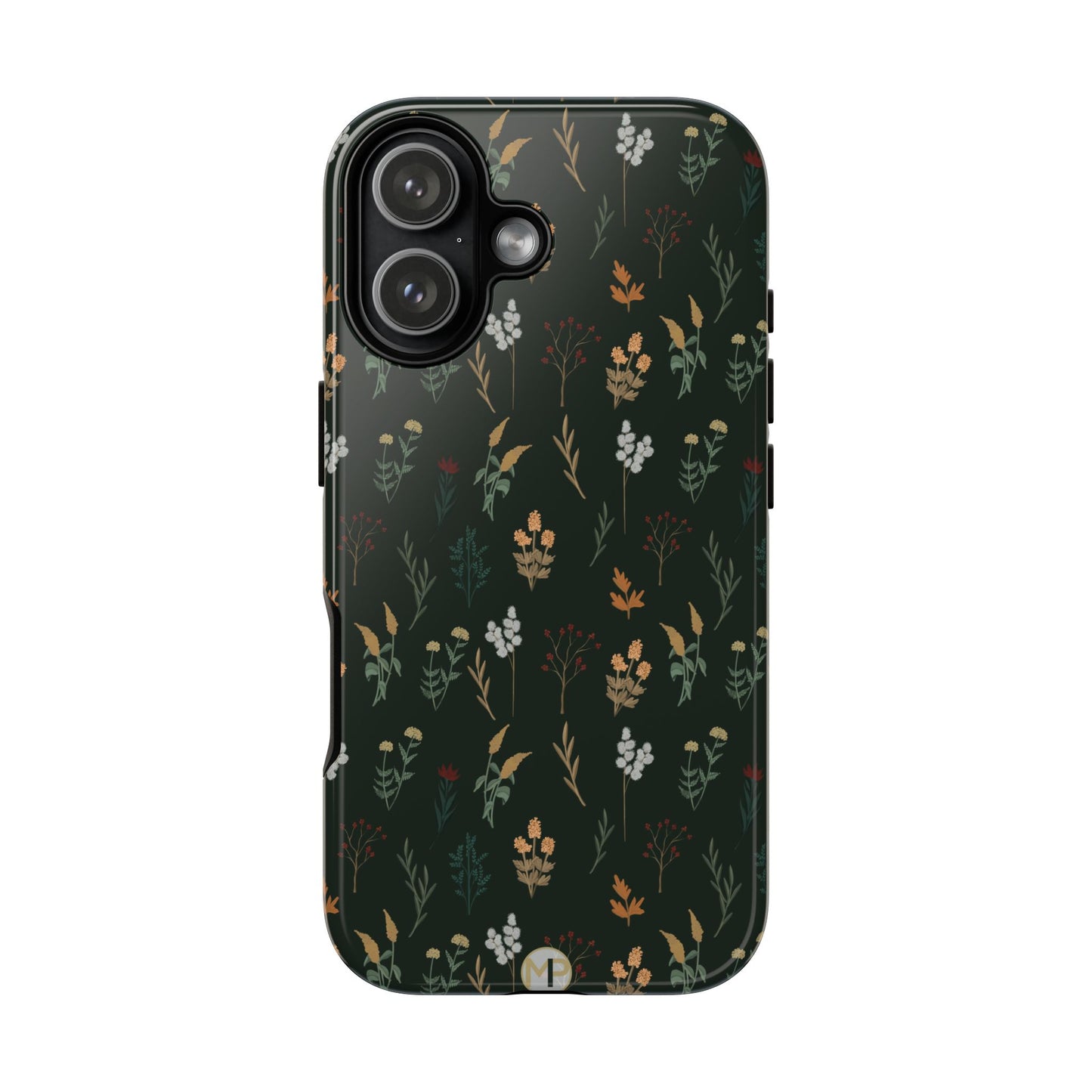 Pressed Floral Tough Phone Case - Durable Design for Nature Lovers