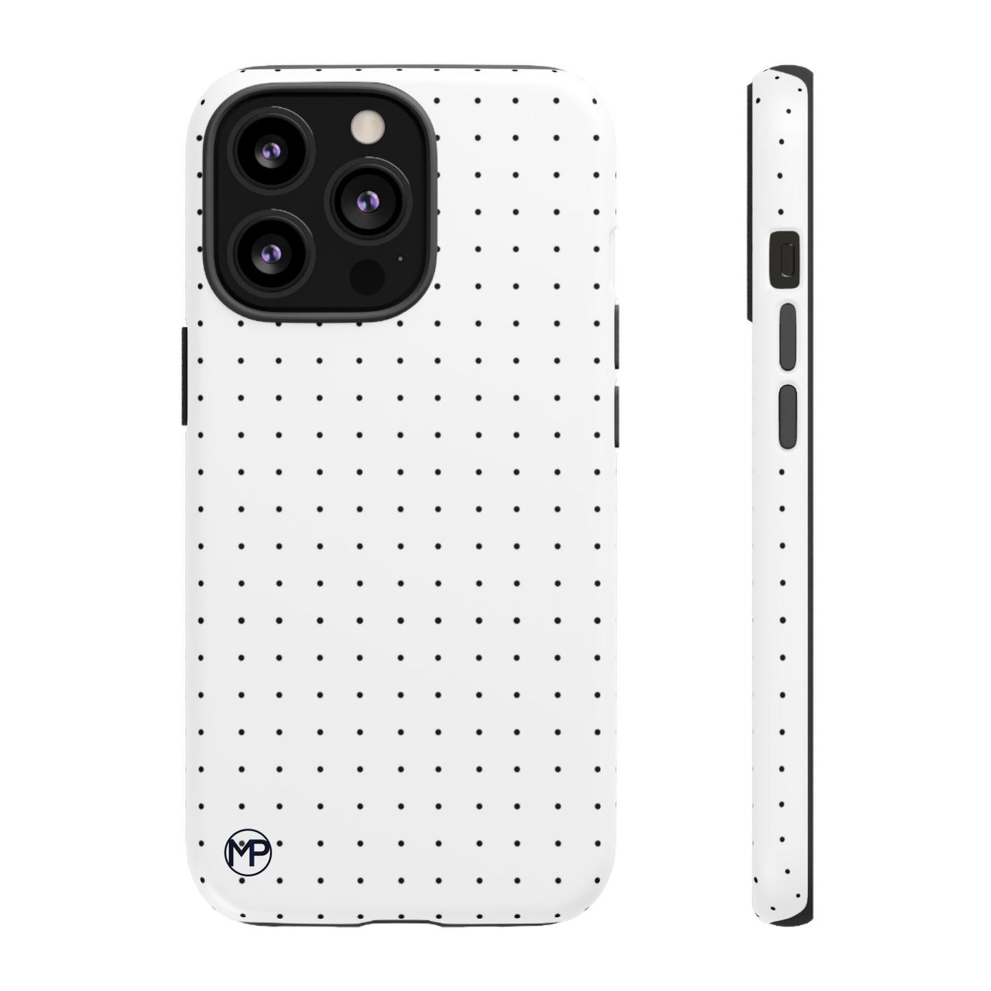 White Mini Polka-Dot Dot Tough Phone Case