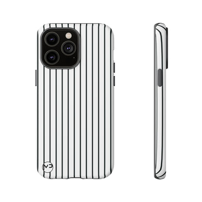 Striped Tough Phone Case — Slim Protective iPhone Cover