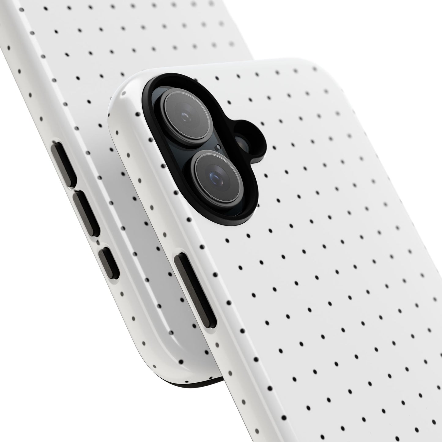 White Mini Polka-Dot Dot Tough Phone Case