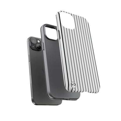 Striped Tough Phone Case — Slim Protective iPhone Cover