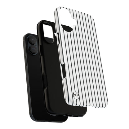 Striped Tough Phone Case — Slim Protective iPhone Cover