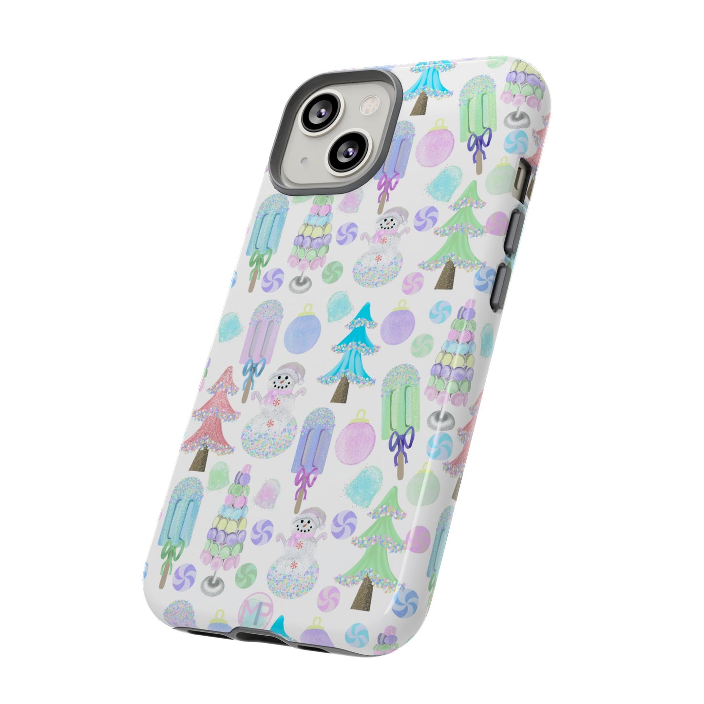 Cute Winter Phone Case, Festive Holiday Design, Tough Phone Cover, Winter Wonderland Case, Christmas Gift for Friends