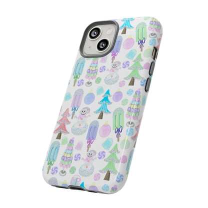 Cute Winter Phone Case, Festive Holiday Design, Tough Phone Cover, Winter Wonderland Case, Christmas Gift for Friends
