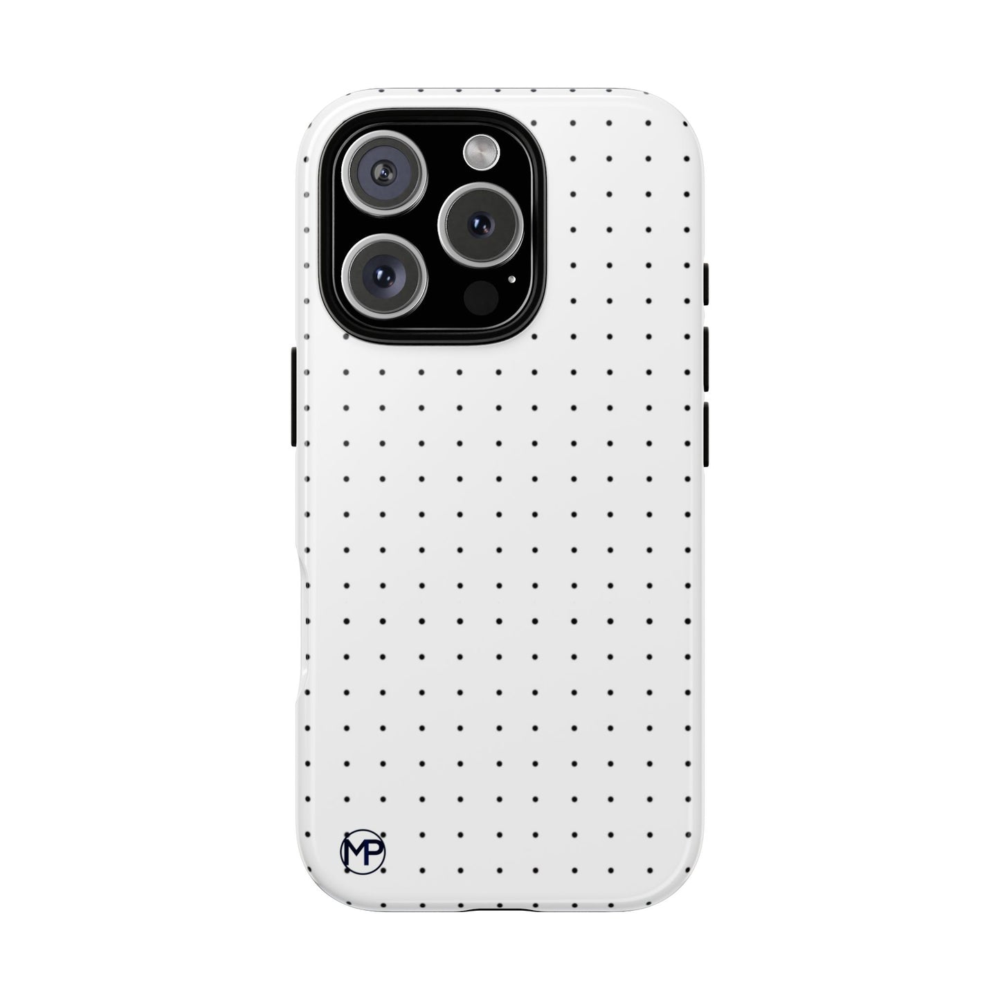 White Mini Polka-Dot Dot Tough Phone Case