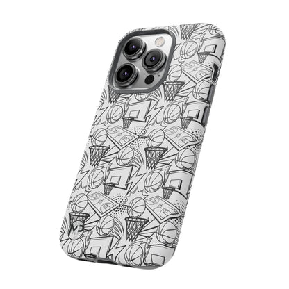 Basketball Doodle Tough Phone Case
