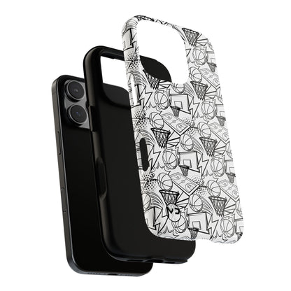 Basketball Doodle Tough Phone Case