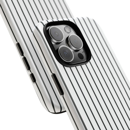 Striped Tough Phone Case — Slim Protective iPhone Cover