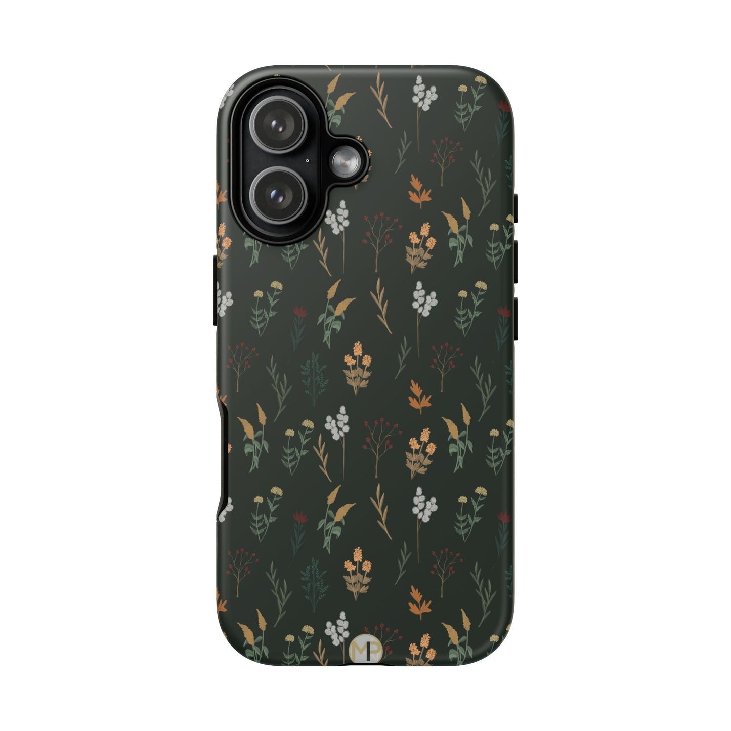 Pressed Floral Tough Phone Case - Durable Design for Nature Lovers