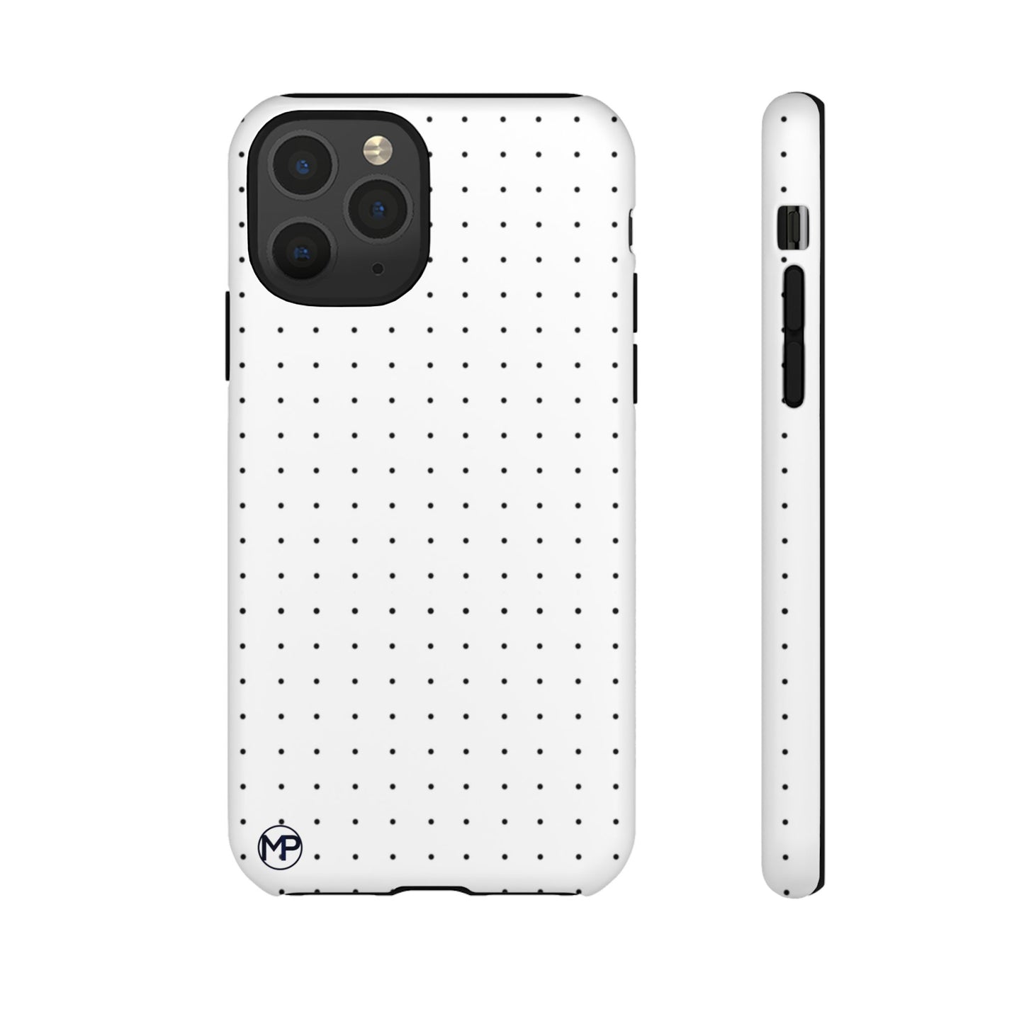 White Mini Polka-Dot Dot Tough Phone Case