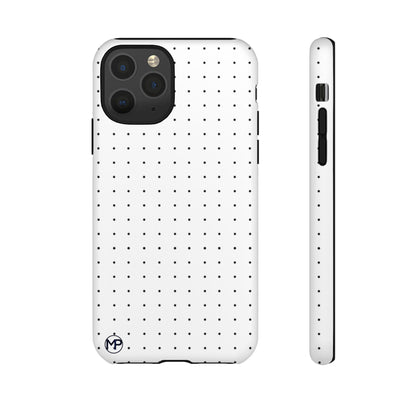 White Mini Polka-Dot Dot Tough Phone Case