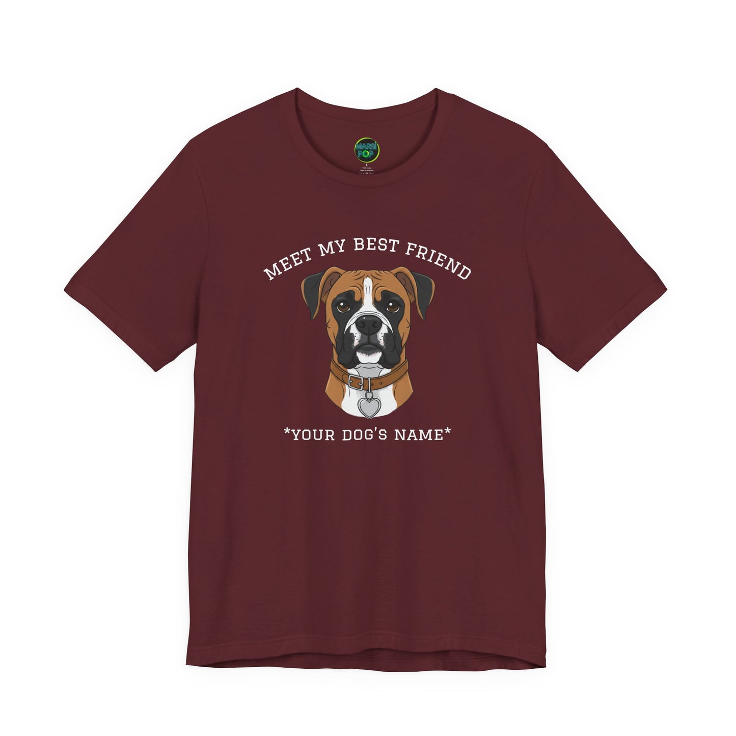 Boxer Personalized Dog T-Shirt