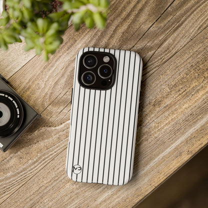 Striped Tough Phone Case — Slim Protective iPhone Cover