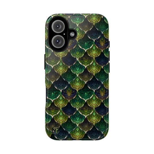 Green Dragon Scale Tough Phone Case