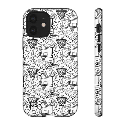 Basketball Doodle Tough Phone Case