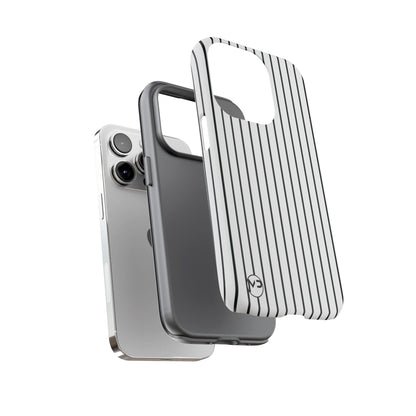 Striped Tough Phone Case — Slim Protective iPhone Cover