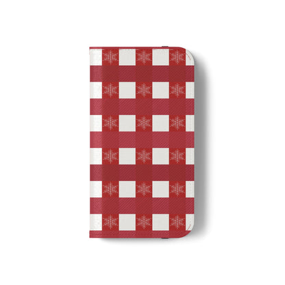 Red Buffalo Plaid Holiday Wallet Phone Case