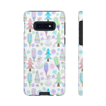 Cute Winter Phone Case, Festive Holiday Design, Tough Phone Cover, Winter Wonderland Case, Christmas Gift for Friends