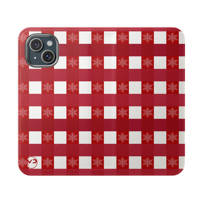 Red Buffalo Plaid Holiday Wallet Phone Case